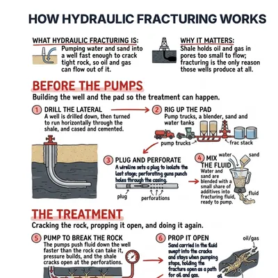How hydraulic fracturing works card square